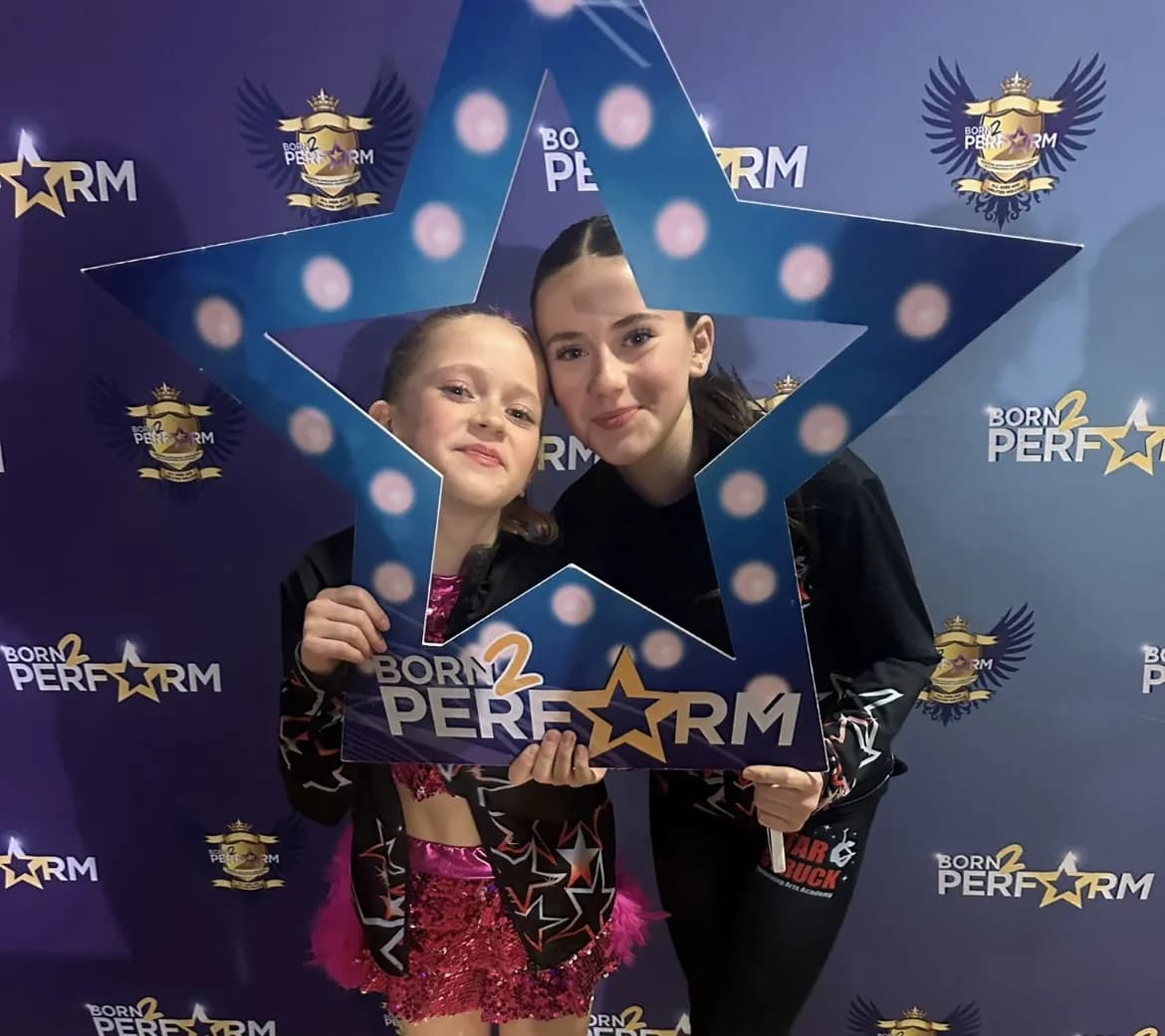 Star-Struck competitors with trophies