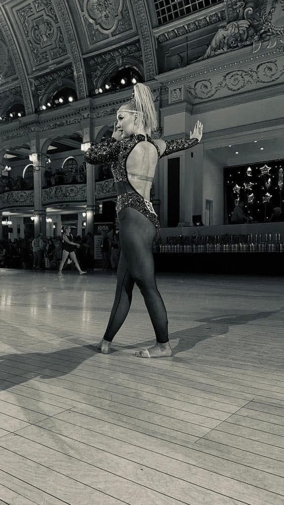 Private dance coaching session