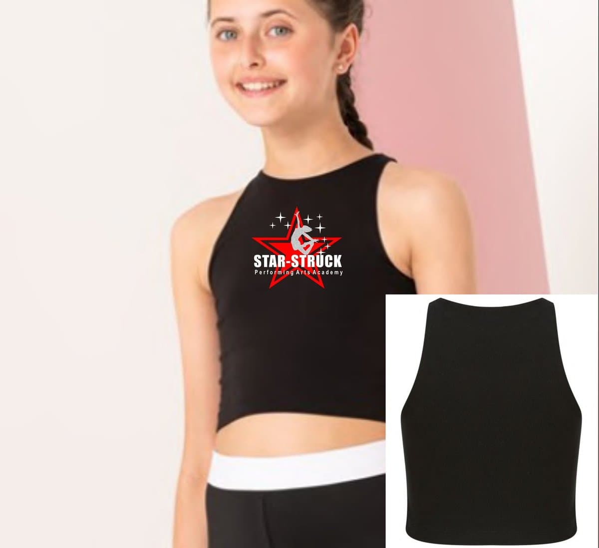 Crop Vest Top, view 1