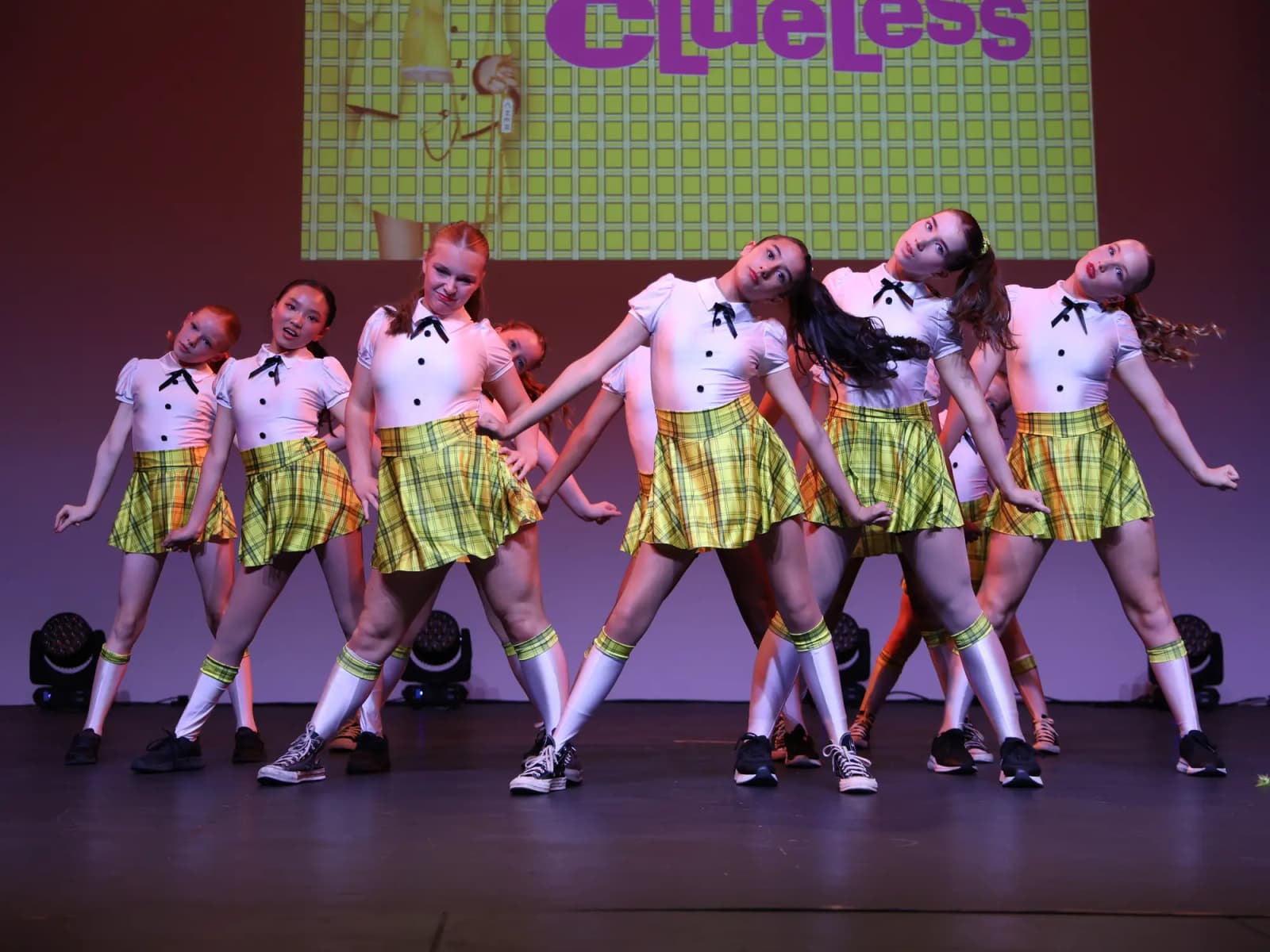 Star-Struck cast performing Clueless on stage