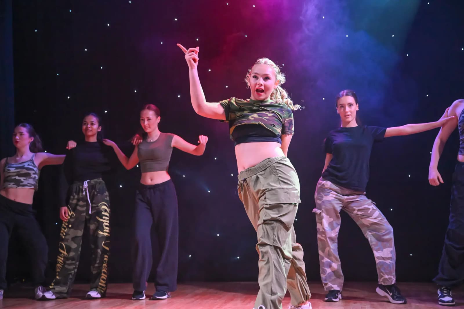 Street and commercial dance routine at Star-Struck in Solihull