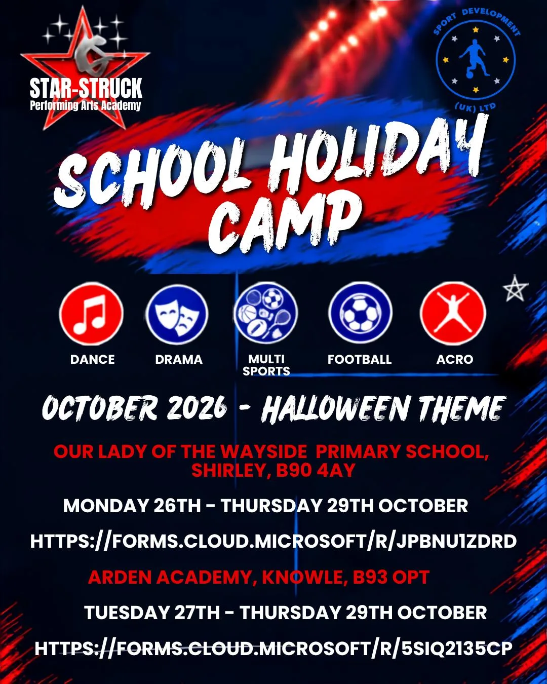 Half-Term & Christmas Camp Dates Are Here — Book Your Spot!